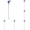 Blue*12, variant on Blue Calla Lily Artificial Flower, Real Touch Latex Faux Flower Stem for Elegant Wedding Bouquets, Valentine’s Day Gifts, Romantic Party Centerpieces, Home & Office Floral Decoration