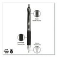 thumbnail image 3 of uni-ball Signo 207 Gel Pen, Retractable, Bold 1 mm, Black Ink, Translucent Black Barrel, Dozen (1790895), 3 of 5