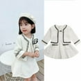 thumbnail image 1 of Manteau de Concours en Lin pour Filles Bébé Mignon + Robe Tutu Vêtements de Fête 2 Pcs 1-6 Ans, 1 of 5