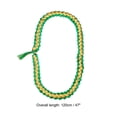 thumbnail image 2 of Uxcell 47 inch Graduation Leis 3 Pcs Graduation Ribbon Leis Graduation Money Leis Class Bright Color DIY Green and Gold, 2 of 5