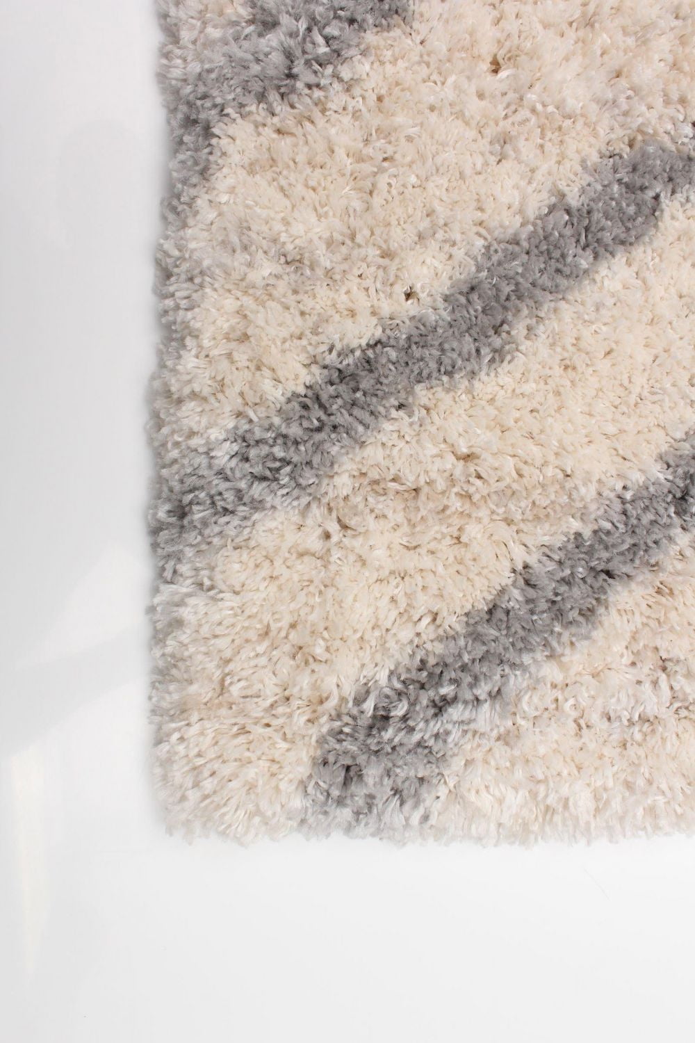 ECARPET Wavy Stripped Frieze Rug, Super Soft & Plush Suzana Collection