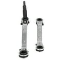 thumbnail image 4 of Llave de Trinquete, Llave de Trinquete Para Refrigerador, Acero Resistente inoxidable A la Corrosió con Convertidor de Tornillo para Acondicionado, 4 of 7