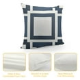 thumbnail image 4 of COMIO  Throw Pillow Cover Cute Preppy Navy Blue Greek White Key Girly Decorative Pillow Case Home Decor Square  Pillowcase, 4 of 5