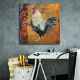 thumbnail image 5 of Epic Graffiti 'Coq Motifs 3'  by Art Licensing Studio Canvas Wall Art, 26" x 26", 5 of 8
