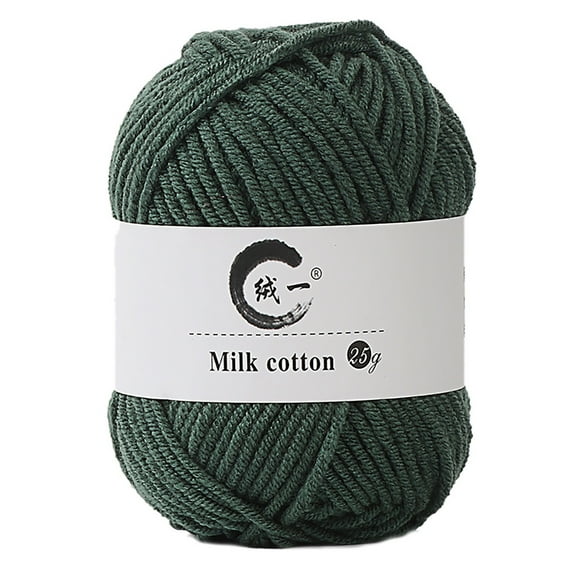 EGNMCR Colorful Hand Knitting 25g Knitting Crochet Milk Soft Baby Cotton Wool Yarn Kiting Crochet