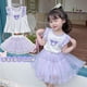 thumbnail image 3 of Nuevo conjunto de dibujos animados para niños verano MyMelody Kuromi camiseta de manga corta de dibujos animados Top Kawaii Anime Sanrios vestido lindo princesa tutú regalo, 3 of 4