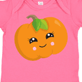 thumbnail image 4 of Inktastic Halloween Pumpkin, Trick or Treat, Smiling Pumpkin Boys or Girls Baby Bodysuit, 4 of 5