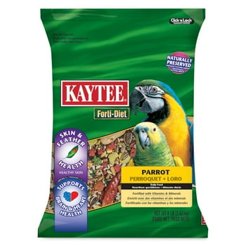 Kaytee Forti-Diet Parrot Food, Feather , 8 lb
