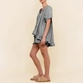 thumbnail image 2 of Ihph7 Short Pajama Set for Women Gingham Pajama Set Cute Pajama Sets for Women Babydoll Pajamas for Women Button Up Pajamas for Women Lightweight Summer Pajamas for Women Set Black L, 2 of 4