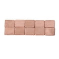 thumbnail image 3 of 20 Pcs Copper Heat Sink Red Copper Shim 15x15mm Computer GPU Heat Sink Shim Pad For Passive Cooling, 3 of 8