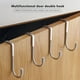thumbnail image 5 of Yuarrent Percha pequeña de acero inoxidable, instalación práctica, gancho trasero para puerta, ganchos de almacenamiento, accesorios para el Almacenamiento y organización del hogar Tipo 1, 5 of 6