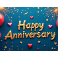 thumbnail image 4 of Happy Anniversary Backdrop Party Props Balloon Decorations Celebration Banner Photography Background Wedding Supplies, 4 of 4
