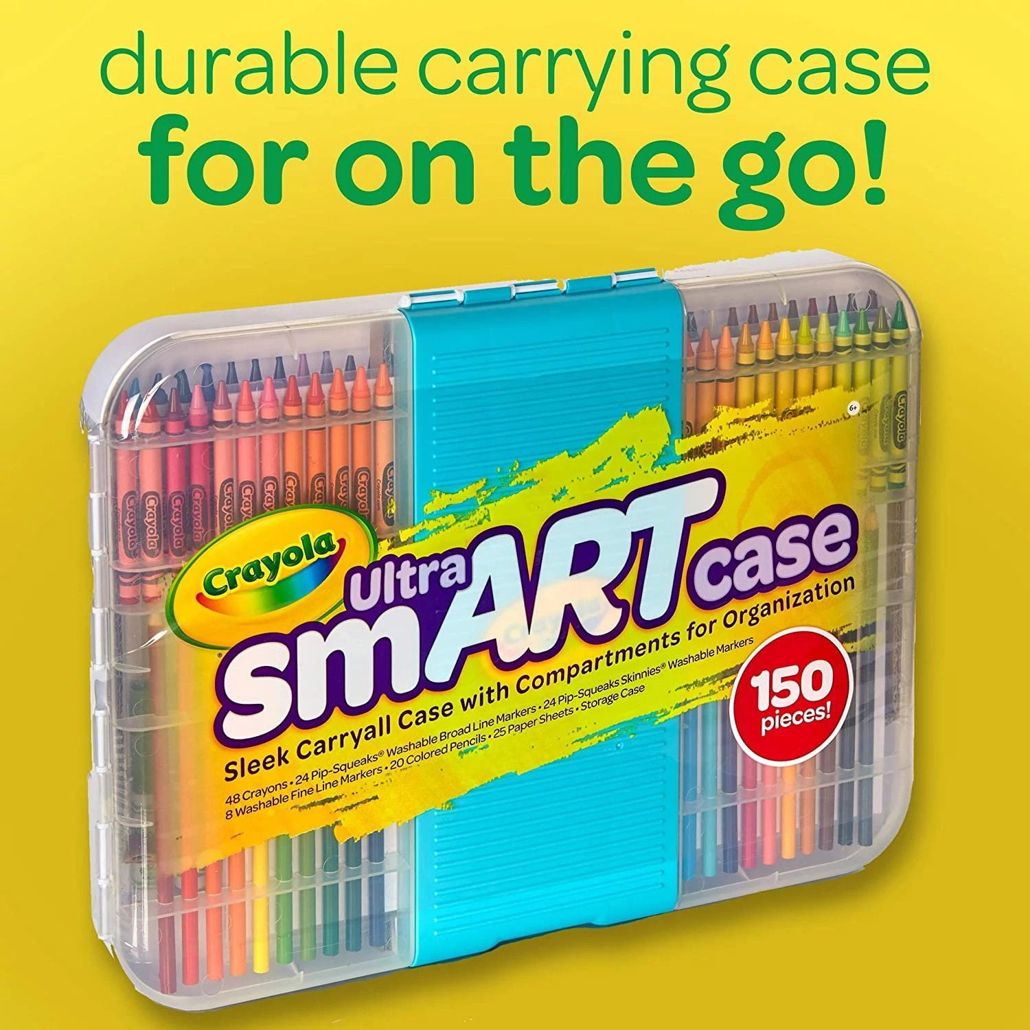 Crayola Ultra SmART Case, School Supplies, Markers & Crayons Art