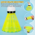 thumbnail image 2 of Tubo de plástico amarillo Hysagtek para bádminton Shuttlecocks, 12 unidades, 2 of 7