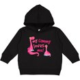 thumbnail image 2 of Inktastic My Gammy Loves Me Girl Dinosaur Toddler Hoodie, 2 of 4