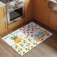 thumbnail image 2 of Summer Fruit Area&nbsp;Rug 2x3ft Pineapple Watermelon Non-Slip&nbsp;Washable Square&nbsp;Rugs Soft Felt Indoor Floor Mat for Bedroom Kitchen Living Room Bathroom, 2 of 9