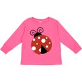 thumbnail image 3 of Inktastic Ladybug, Cute Ladybug, Red Ladybug, Ladybird Girls Long Sleeve Toddler T-Shirt, 3 of 5