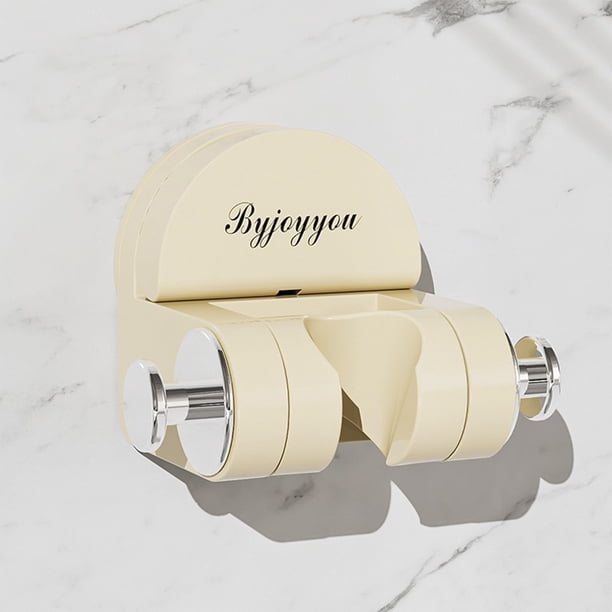 Soporte De Ducha Con Ventosa Y Gancho Ajustable, Soporte Universal Para Cabezal De Ducha De Cualquier Tamaño, Agarre Antideslizante Y Fácil Ajuste De Ángulo Para Manos Libres.,Vsgery