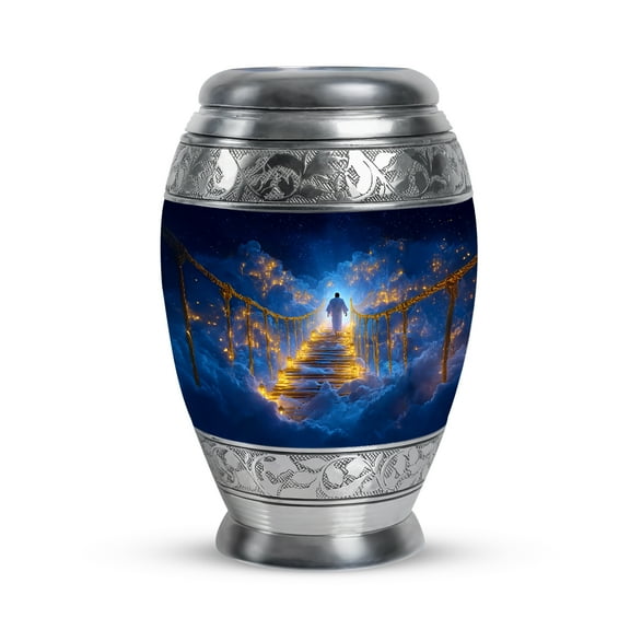 SABURIAL Jesus Cremation Urns For Adult Ashes - Small Keepsake Urn - 3 Inch - Pack Of 1 - Decorative Urn For Mom & Dad - Perfect Memorial For Heartfelt Tribute - Unique Urns For Human
