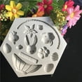 thumbnail image 4 of Kearding Molde de silicona para hornear de Pascua, cesta de conejo, flores, huevos de conejito, dulces, galletas, pasteles, utensilios de decoración para Almacenamiento y organización del hogar Kearding HA023085-00, 4 of 6