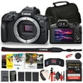 thumbnail image 1 of Canon EOS R100 Mirrorless Camera 6052C002 Corel Photo Software Bag 64GB Card 2 x LPE17 Battery Charger Card Reader Flex Tripod Cleaning Kit Memory Wallet Hand Strap International Model, 1 of 9
