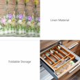 thumbnail image 6 of Placemats 1 Pack, Happy Easter Bunny Woven Placemat, Linen Place Mats for Kitchen/Dining Tables, Spring Floral Wooden Sage Green Plaid Washable Table Mats for Party, 6 of 8