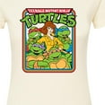 thumbnail image 3 of Teenage Mutant Ninja Turtles - Retro Group April - Juniors Fitted Graphic T-Shirt, 3 of 5