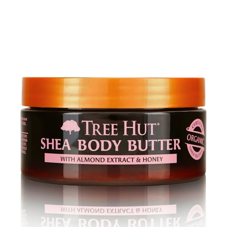 Tree Hut Moisturizing Shea Body Butter, Almond Extract & Honey, (Best Drugstore Body Butter)