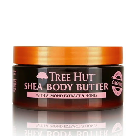 - Tree Hut Moisturizing Shea Body Butter, Almond Extract & Honey, 7oz
