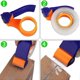thumbnail image 3 of 3pcs Packing Tape With Dispenser, Hand Dispenser, Ergonomic Handheld Blue Packaging Tape Dispenser, 3 of 5