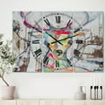 thumbnail image 3 of Designart 'Colorful Deer II' Oversized Cottage Wall Clock, 3 of 3