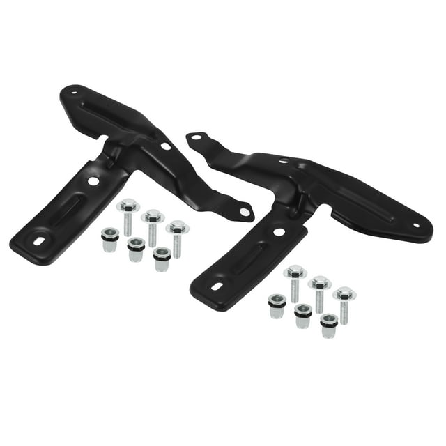 1 Par 68078243AA Coche Trasero Espejo Soporte Reemplazo Negro Metal