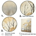 thumbnail image 3 of Designart "Artwork Featuring A Harmonious Beige Tree" Landscape Trees Floater Framed Canvas Prints, 3 of 5
