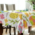 thumbnail image 3 of GZHJMY Easter Eggs Tablecloth, Rectangle Waterproof Washable Polyester Table Cover for Picnic Dinner Holiday Party Decor, 54 x 72 Inch, 3 of 7