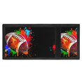 thumbnail image 4 of Chririnla Paint Splash Rugby Youth Wallet for Sports, Polyester Trifold Money Organizer with Magic Stiker, Wear Resistant Children Wallets, 4 of 6