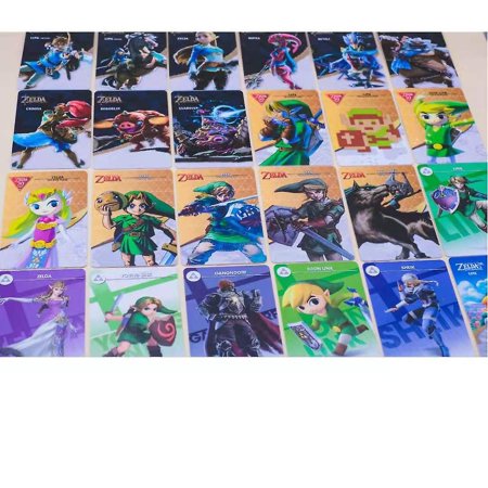 37pcs Zelda Amiibo Cards,zelda & Loftwing Nfc Tags Amiibo Card,legend ...