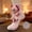 Pink Axolotl, variant on 3D Knit Animal Socks for Kids,Sloth Hug Animal Socks Attached for adult,Cute Stuffed Christmas Gift,Cozy Floor Sock,Kids Size