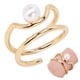 thumbnail image 3 of Anillos De Nudillos De Uñas De Dedo De Perla, Joyería De Cobre Elegante Y Simple Para Mujeres Y Niñas, 3 of 8