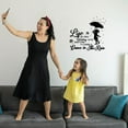 thumbnail image 1 of Pegatinas de pared para niña, diseño de paraguas, despegar y pegar, con frase inspiradora sobre la lluvia, vinilo decorativo para habitación infantil., 1 of 8