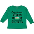 thumbnail image 3 of Inktastic Only the Best Nieces Get Promoted to Big Cousin Boys or Girls Long Sleeve Toddler T-Shirt, 3 of 5