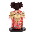 thumbnail image 4 of de cola de kimono japonés frágil de 9 pulgadas, de orientales, modelo oriental, colección de decoración para hogar Hugo Muñeca antigua del traje de 9inch, 4 of 10