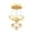Gold, variant on Gold Modern Ceiling Light Fixture 100X40Cm Led Chandelier For Dining Room Living Room Bedroom Stairwell Contemporary Hanging Lamp With Metal Frame Dimmable Lighting For Home Office