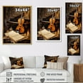 thumbnail image 4 of Designart "Harmony Of Vintage Violin And Piano II" Music Canvas Art Print, 4 of 7