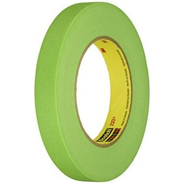 3M 26334 Scotch 233  Green Automotive Masking Tape, 3/4" x 55m, 1 Pack