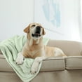 thumbnail image 2 of Unique Bargains Luxury Fleece Bed Blanket Woven Mesh, 2 of 10