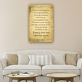 thumbnail image 5 of I Shall Not Pass This Way Again Quote Wall Art Vintage Poem Poster Poetry Wall Decorative Canvas for Living Room Giclee Paintings for Bathroom Vertical Picture Prints (12x18inch(30x45cm),Framed), 5 of 7