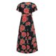 thumbnail image 5 of Vestido largo suelto de verano de manga corta con cuello en V para mujer, 5 of 5
