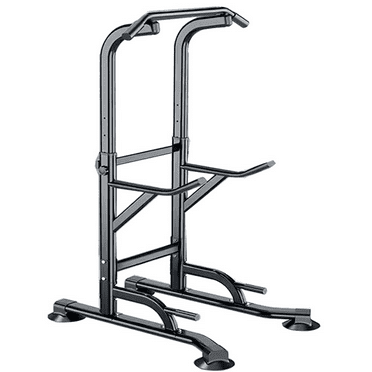 TASHHAR Power Tower Dip Station MultiFunction Adjustable Height Pull Up Bar Station for Home Gym Strength Training Fitness Workout Equipment