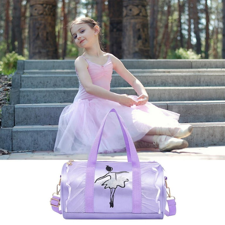 Duffle Bag for Girls Butterfly Dance Overnight Bags