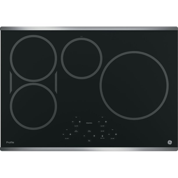 ge profile php9030sjss 30 inch induction cooktop in stainless steel